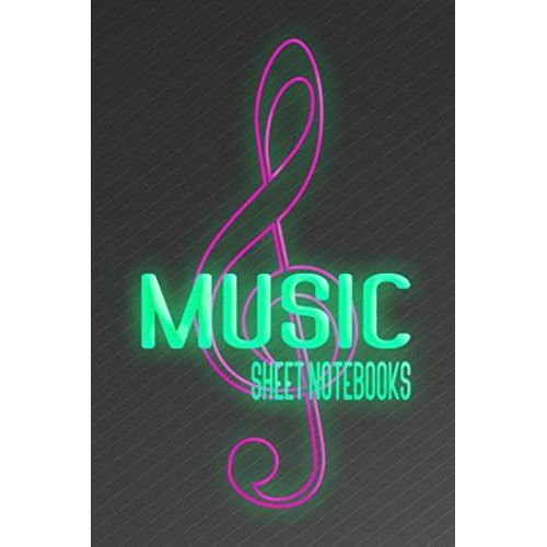Music Sheet Notebooks: Bruce Jones Page Find,Guitar Volume,Guitar Tab Manuscript Paper,Guitar Tab Notebook String Guitar Chord,Journal,Notebook    Format Broch 