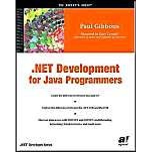 .Net Development For Java Programmers    Format Broch 