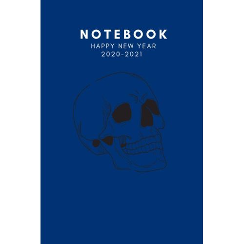 Notebook Happy New Year 2020-2021:A Great Gift Idea Professionally Designed For Him: Blue Journal/ 
