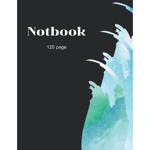 Notebook: Lined Notebook Journal - Blue Gradation - 120 Pages - Large (8.5 X 11 Inches): Create What You Think With This Beautiful Photo Blue Gradation Paperback Cover.    Format Broch 
