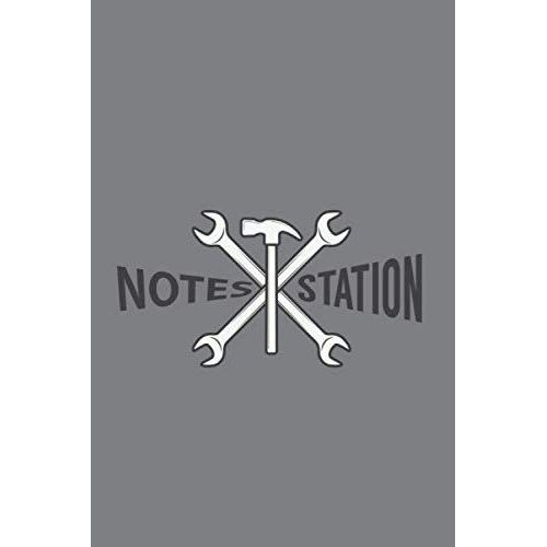 Notebook: Note Station Notebook 6x9