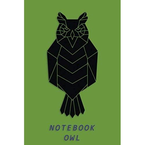 Notebook Owl: Wonderful Owl Blank Lines Pages Notebook Journal 6x9