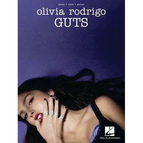 Olivia Rodrigo - Guts - Recueil Piano, Voix Et Guitare Hl01315715 9798350110258