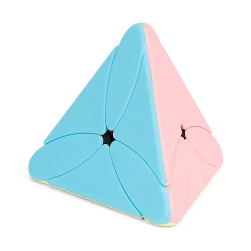 [Picube] MoYu MeiLong coin torsion perle Boomerang moulin  vent feuille d'rable Triangle pyramide Puzzle macaron JinZiTa Cubes magiques enfants-Maple Leaf Pyraminx