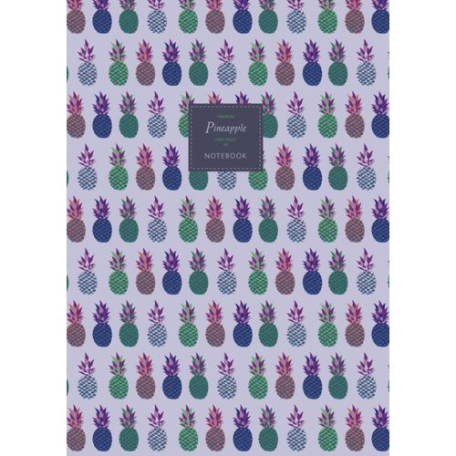 Pineapple Notebook - Lined Pages - A4 - Premium: (Powder Blue Edition) Fun Notebook 192 Lined Pages (A4 / 8.27x11.69 Inches / 21x29.7cm)    Format Broch 