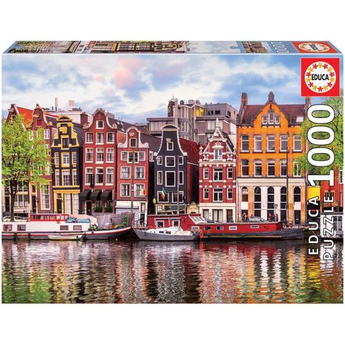 - Puzzle De 1000 Pices Pour Adultes | Maisons Dansantes, Amsterdam. Comprend Fix Puzzle Tail Pour L'accrocher Une Fois L'assemblage Termin.  Partir De 14 Ans (18458)