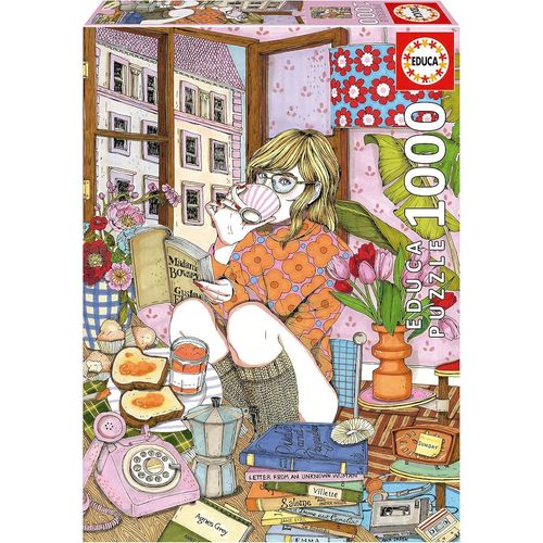 - Puzzle De 1000 Pices Pour Adultes | Un Temps Pour Soi, A. Jarn. Mesure : 48 X 68 Cm. Comprend Fix Puzzle Tail Pour L'accrocher Une Fois L'assemblage Termin. +14 Ans (19557)