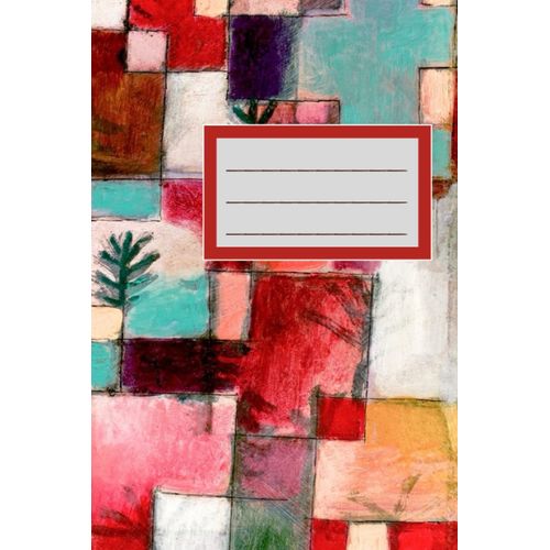 Red Green And Violetyellow Rhythms (1920) Illustration. Journal/Notebook 6x9'', 120 Pages Of Premium Graph Paper.    Format Broch 