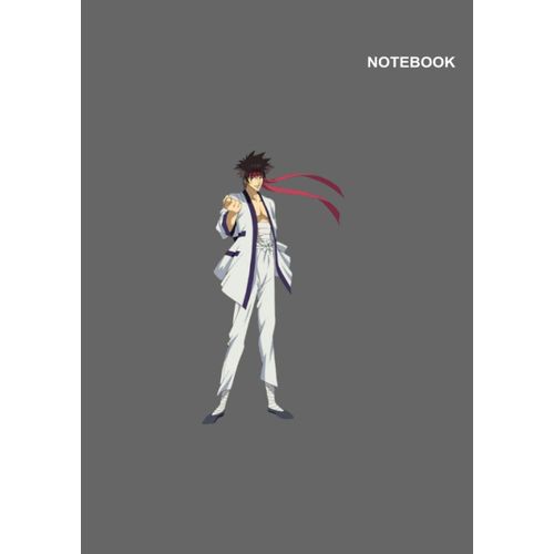 Rurouni Kenshin Wandering Samurai Mini Notebook For Children: College-Ruled Sketchbook For Student, 110 Pages, (8.27 X 11.69 Inches) A4, Sagara Sanosuke Rurouni Kenshin Wandering Samurai Notebook Cove    Format Broch 