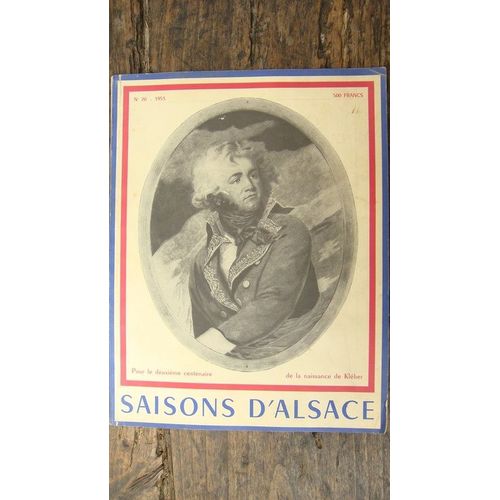Saisons D'alsace N 20 - Pour Le 2e Centenaire De La Naissance De Klber Saisons D'alsace N 20 - Pour Le 2e Centenaire De La Naissance De Klber de Saisons D Alsace