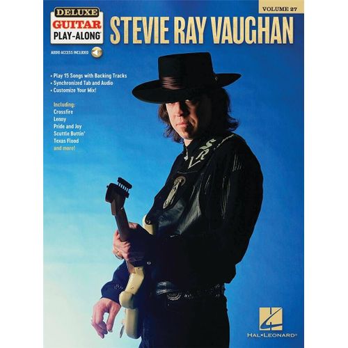 Stevie Ray Vaughan -Del. Guitar Play-Along Vol. 27 Book With Interactive Online Audio Interface - Recueil Avec Support(S) En Ligne Guitare Hl00402790 9781705160466