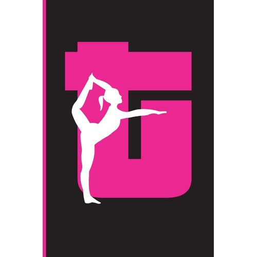 T Notebook: Pink Cover With Ballet Ballerina Girl Dancing , Lined School With A-Z Tabs Use As A Journal, Notebook, Diary...For Girls Kids | T | 110 Pages | 6