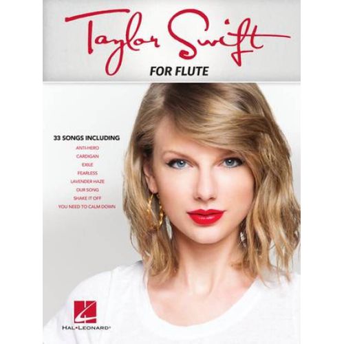 Taylor Swift For Flute - Recueil Flte Traversire Hl01192424 9781705192665