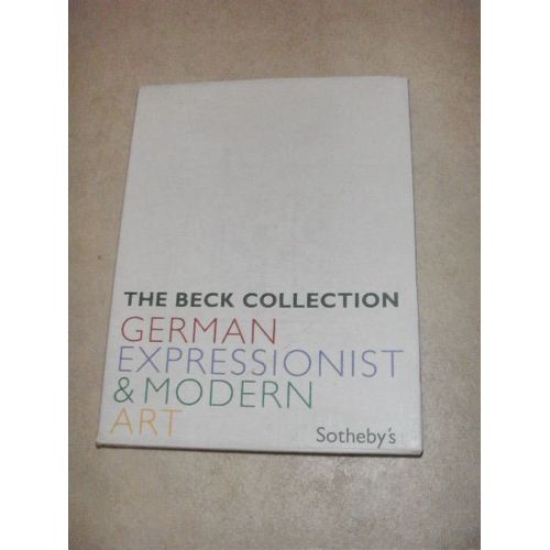 The Beck Collection. German Expressionist And Modern Art. Including African And Oceanic Art. Volumes 1 To 5. 08/10/2002. de 