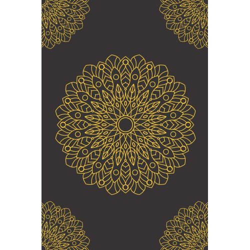 The Mandala Arts Notebook: Mandala Is A Spiritual And Ritual Symbol In Hinduism And Buddhism, Representing The Universe. (120 Blank Lined Notebook Journal - 6x9 Inches)    Format Broch 