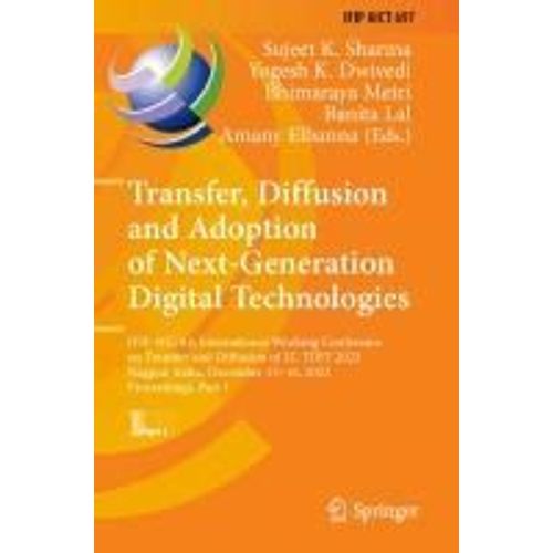 Transfer, Diffusion And Adoption Of Next-Generation Digital Technologies    Format Broch 