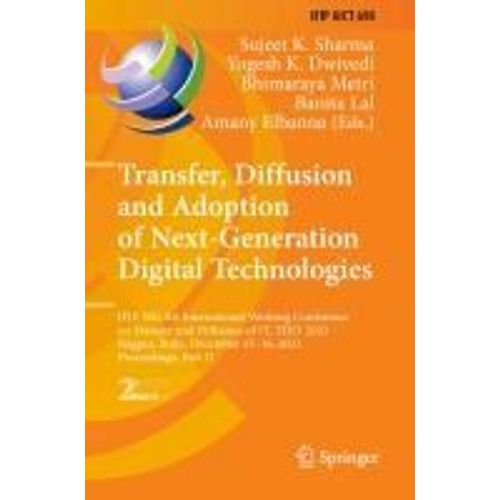 Transfer, Diffusion And Adoption Of Next-Generation Digital Technologies    Format Broch 
