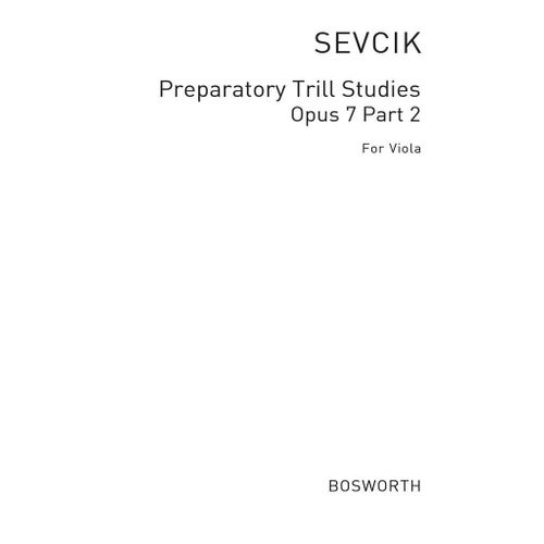 Otakar Sevcik : Viola Studies: Preparatory Trill Studies Part 2 Otakar Sevcik - Recueil Viola Bwh004919 9783865435200