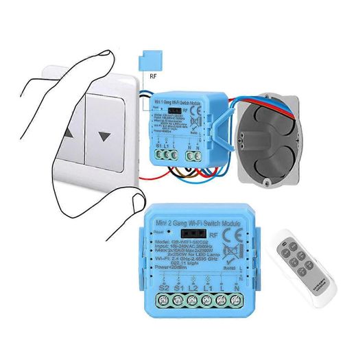 -WIFI-SEC02 Tuya Module De Commutation Appareil lectrique Interrupteur Module De Contrle Tlphone Portable APP pour Alexa