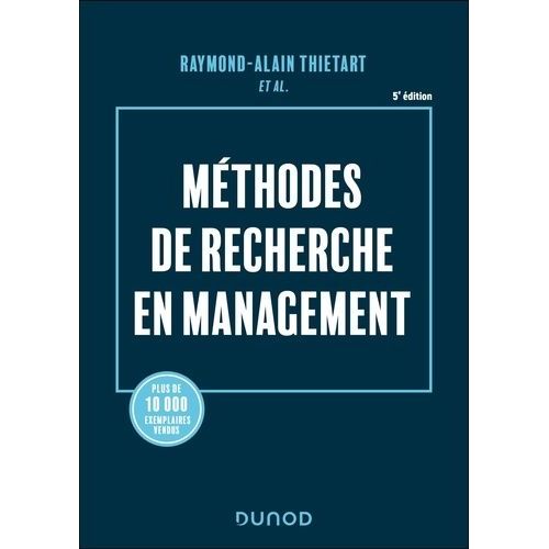 Mthodes De Recherche En Management    Format Grand Format 