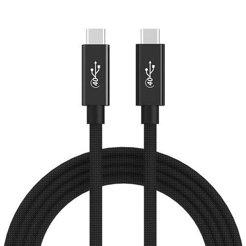 0.5/1m Cble Thunderbolt 3 USB4 Type C 40Gbps 100W Cble Thunderbolt 3 USB 4 USB 4 Fils Cble de Transfert De Donnes