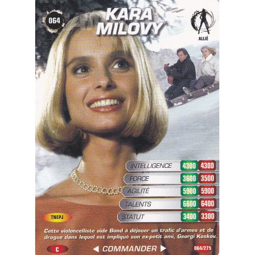007- James Bond- Commander Kara Milovy