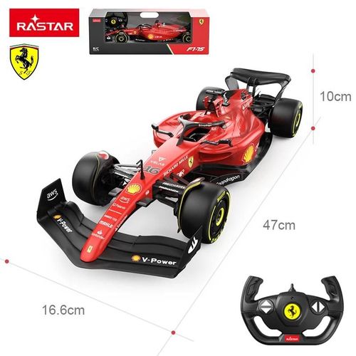 1-12 Bote d'origine - Modle de jouet de voiture RC de course de formule F1, Vhicule tlcommand, Cadeau de collection, Ferrari F1 75 2022 #16 Charles Leclerc