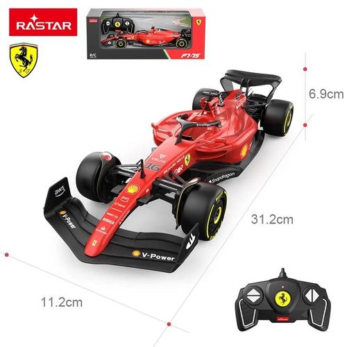 1-18 Bote d'origine - Modle de jouet de voiture RC de course de formule F1, Vhicule tlcommand, Cadeau de collection, Ferrari F1 75 2022 #16 Charles Leclerc