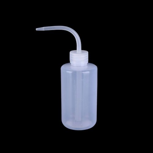 1/2pcs 250ml 500ml Lavage Propre En Plastique Blanc Clair Savon Vert Laboratoire Lavage Squeeze Bouteille De Diffuseur Accessoires