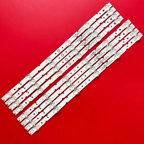 1/2TV LED Rtro-clairage bande 6 lampe pour TCL 50D8 TCL_50D8-3030F2.1_4X6 TCL-50D8-3030-4X6-B-LX20190214 2TV(16PCS)
