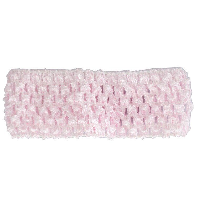 1 5 Pouce 4cm Colore Elastique Extensible Tricote Ruban Au Crochet Bricolage Bebe Fille Bandeau Chapeaux Type Lumiere Rose Rakuten