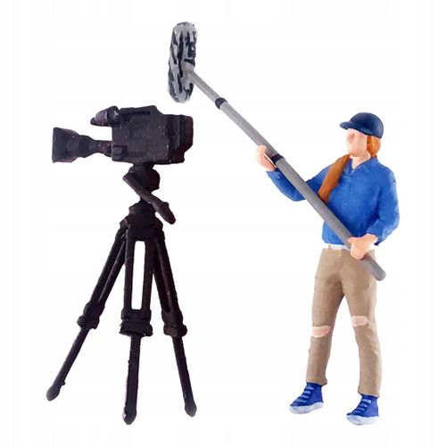1:64 Petits Personnages Et Sable De Construction Avec Trpied
