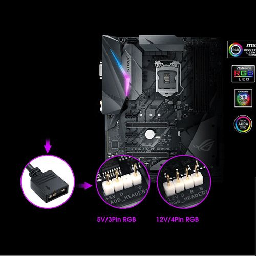 1  10 Multi Way Hub Splitter 5v 3pin Rgb Hub Adaptateur Sata Big 4d Power Hub