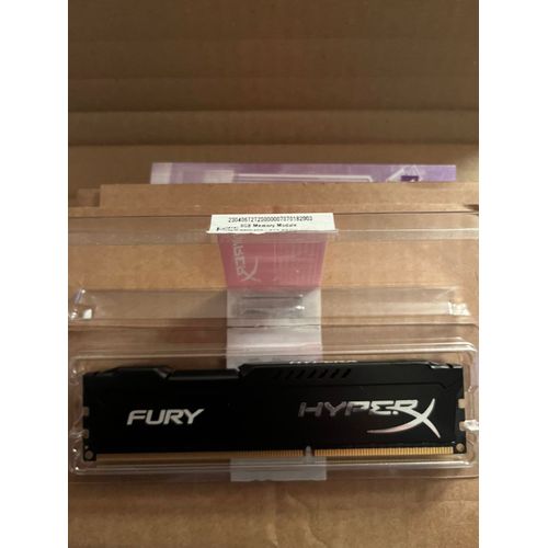 1 barrette mmoire 8gb DDR3 1600-CK 10 240 pis UDIMM marque FURY Hyper.