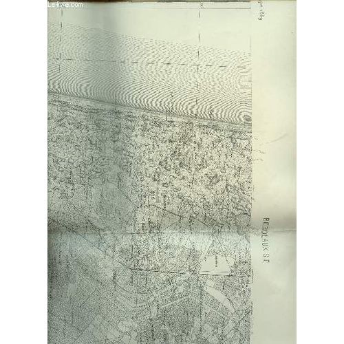 1 Carte De Bordeaux S.O. En Noir Et Blanc De Dimension 50 Cm X 70 Cm Environ / N180  - Type 1889 / Tirage D'octobre 1941.   de COLLECTIF  Format Feuillet 