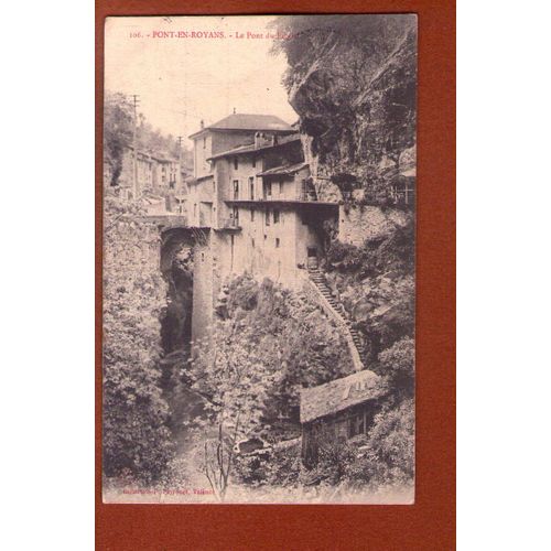 1 Carte Postale Ancienne Pont En Royans Pont Du Picard