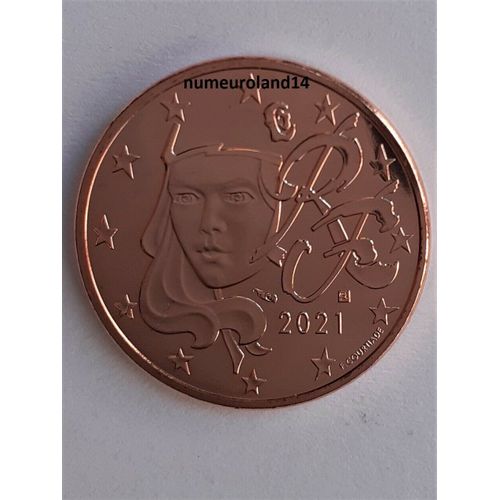 1 Ct Euro Cent *** 2021 *** France Sous Capsule