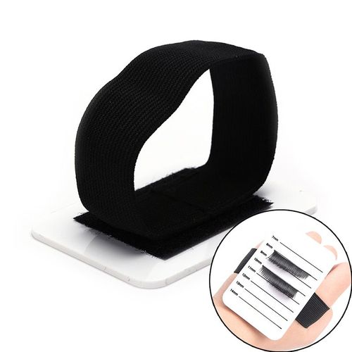 1 Ensemble Acrylique Cils Palette Extensions De Cils Cils Tuile Palette Avec Ceinture Colle Adhsive Support En Cramique Cils Extensions Outil