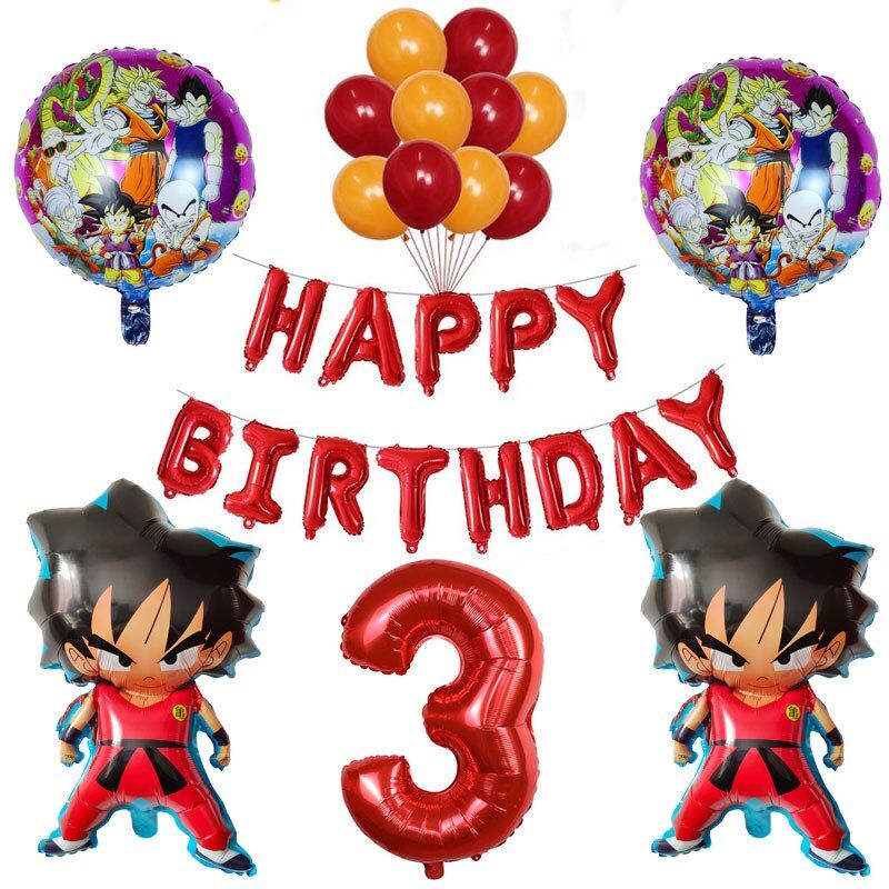 1 Ensemble Dessin Anime Wukong Ballon Dragon Air Globos Joyeux Anniversaire Fete Decoration Enfants Jouets Super Heros Ballon Enfants Jouets 3 Rakuten