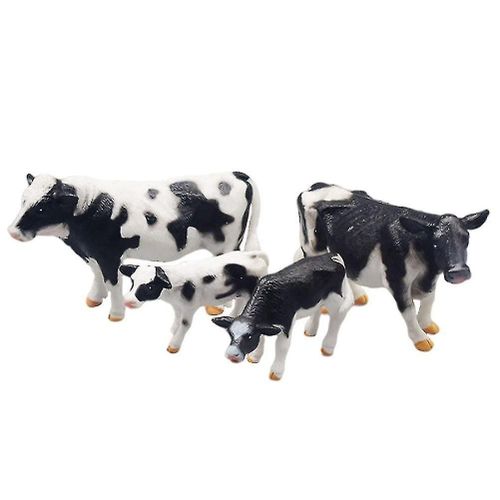 1 Ensemble Simulation Modles De Vache Enfants Jouets Figurines De Vache Modles Animaux