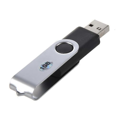 1 Go Noir USB 2.0 Flash Memory Stick Jump Drive Fold Pen 2,17  X 0,71  X 0,24 
