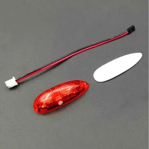 1 led rouge - Enquter de navigation sans fil 1S aste, 4 modes, Lumires LED pour avion RC, Avion de loisir, Importateur, Voiture, Bateau, Pice de jouet ZMR
