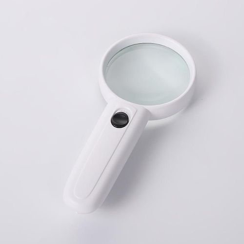 1 Loupe Pratique Pour La Lecture, Grossissement 4x, Avec Led, 160 X 73 X 26 Mm (6,5 Cm De Diamtre)