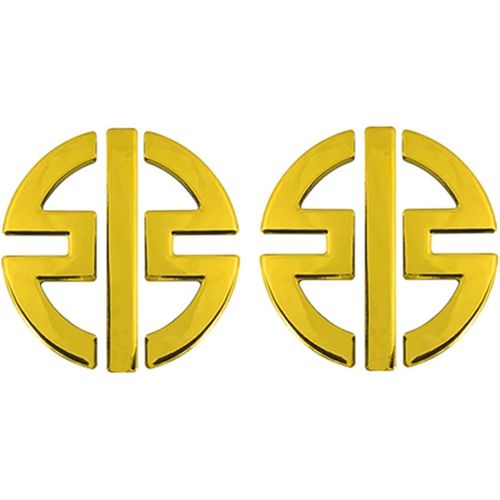 1 Pair Gold - Badge Emblme 3d Pour Moto Kawasaki Ninja Z800 Z250 Z1000 Z400 Zx9r Z400 Zx6r H2r Z650, Autocollant Pour Roue De Rservoir (Couleur : 1 Pair Gold)