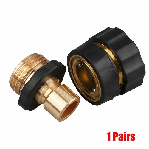 1 Paire/4 Paires/8 Paires D'adaptateur De Robinet Tuyau D'arrosage Universel Kit De Connexion Rapide Filetage 3/4 Pouce 1 Paire