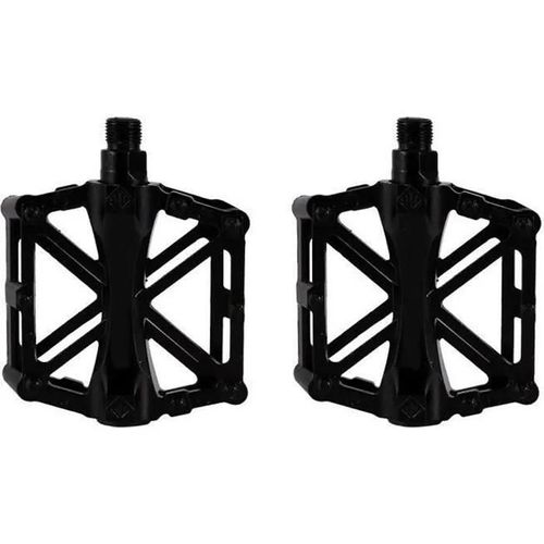 1 Paire De Pdales De Vlo En Aluminium Anti-Drapantes Et Lgres Pour Vlo De Route Vtt (Noir)