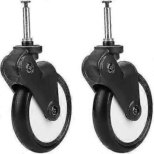 1 Paire De Roues Avant De Poussette Pour Bb, Jeu De Roues Avant En Caoutchouc Remplaable 7.9 * 5.9 * 2.8 Inch-C