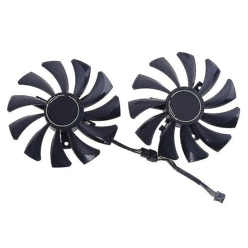 1 paire Ha9010h12f-z 4pin Cooler Fan Remplacement pour Msi Gtx 1060 1660ti Rtx 2060