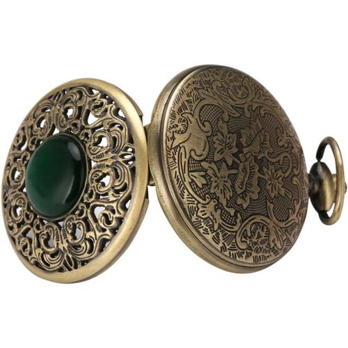 1 Pc Montre De Poche Montres De Poche Mcaniques Pour Hommes Montre Digitale Pour Femme Montre Gousset Ancienne Ice Watch Retro Montre Suspendue Montre Vintage Quartz Coffee