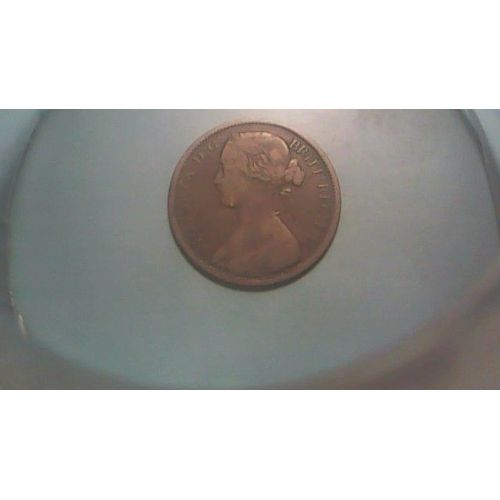 1 Penny Reine Victoria 1866